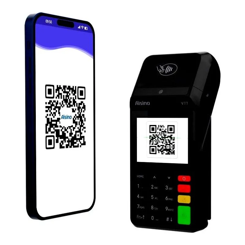 پرداخت QR با Aisino V77
