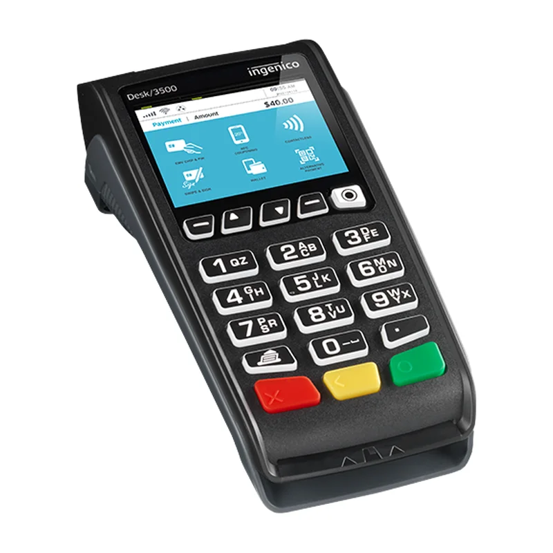 کارتخوان ثابت Ingenico Desk3500 نمای 2